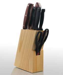 Wood Knife Holder bamboo  1