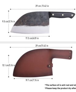 DEKO Chef Knife Handmade Forged Cleaver  3