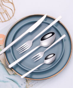 24Pcs Mirror Cutlery Tableware Set (other available colors) 4