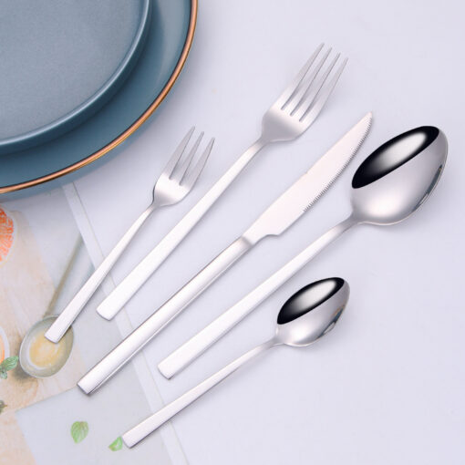 24Pcs Mirror Cutlery Tableware Set (other available colors) 5