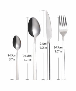 24Pcs Mirror Cutlery Tableware Set (other available colors) 13